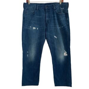 Levi's 569 Loose Straight Fit Jeans‎ Distressed Men’s Size 38x34